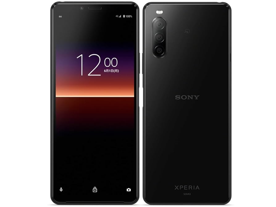 美品　SONY Xperia10ⅱ ブラック　バッテリー新品　au 美品 SONY Xperia10ⅱ ブラック バッテリー新品 au Sony Xperia
