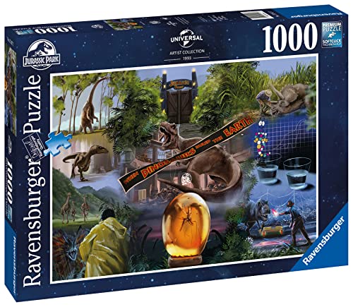 Ravensburger Jurassic Park Movie Poster 1000 Piece Jigsaw Puzzle for Adults & Kids Age 12 Years Up, Multicolor, 70 x 50 x 0,2 cm - Image 4