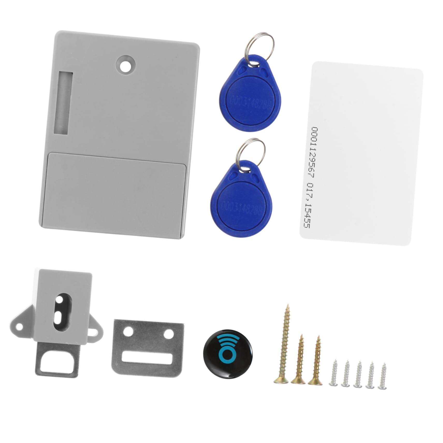 Uonlytech Lot De 2 Serrures De Tiroir Pour Armoires Installation Facile Autonomie De La Batterie Abs Ignifuge Acier Inoxydable