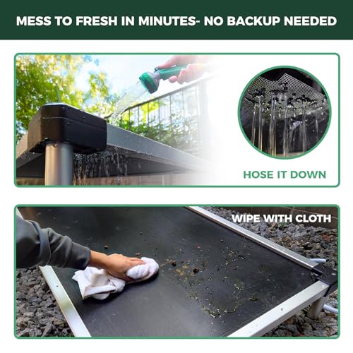 Image of FXW Instant Dog Playpen with Elevated Mesh Bed for RV Camping Outdoor Yard