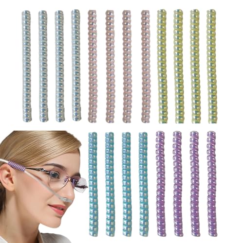 20PCS Oxygen Tube Holder for Glasses,Oxygen Nasal Cannula Clips for Ear Protection,Comfortable Oxygen Hose Holder Relieves Ear Pain