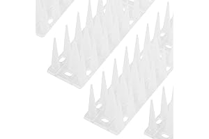 Clear Bird Control Deterrent Spikes for Pigeons and Woodpeckers