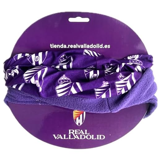 Real Valladolid | Braga Polar Violeta Escudos Unisex