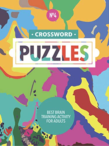Amazon Crossword Puzzles Best Brain Training Activity For Adults Fourth Book English 