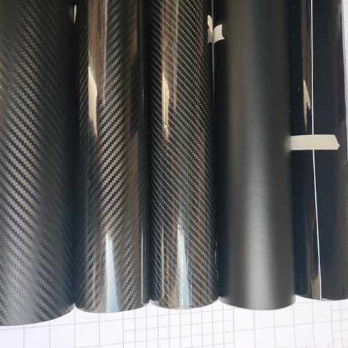 Película satinada de fibra de carbono para proteger la pintura del coche contra arañazos 2