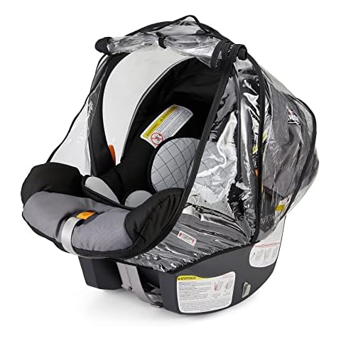 Baby & Beyond's Car Seat Rain Cover, Universal Car Seat Rain and Weather Shield, Raincover Features Quick-Access Zipper Door and Side Ventilation Cover
