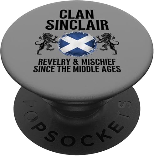 Sinclair Clan Scottish Family Name Scotland Heraldry PopSockets Standard PopGrip