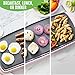 GreenLife 20” Extra Large Electric Griddle, Non-Toxic PFAS-Free Ceramic Nonstick, Temperature Control, Quick Even Heating, Removable Drip Tray, Pancakes, Eggs, Sausage, Easy Clean, Pink