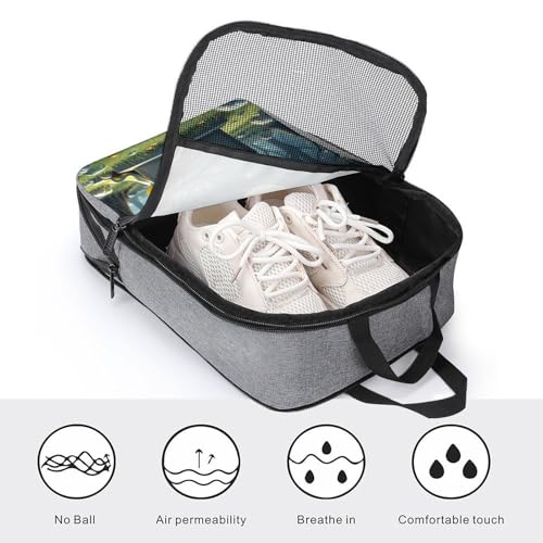 Bolsas de zapatos impresas estilo esqueleto con asa de transporte cómoda 4