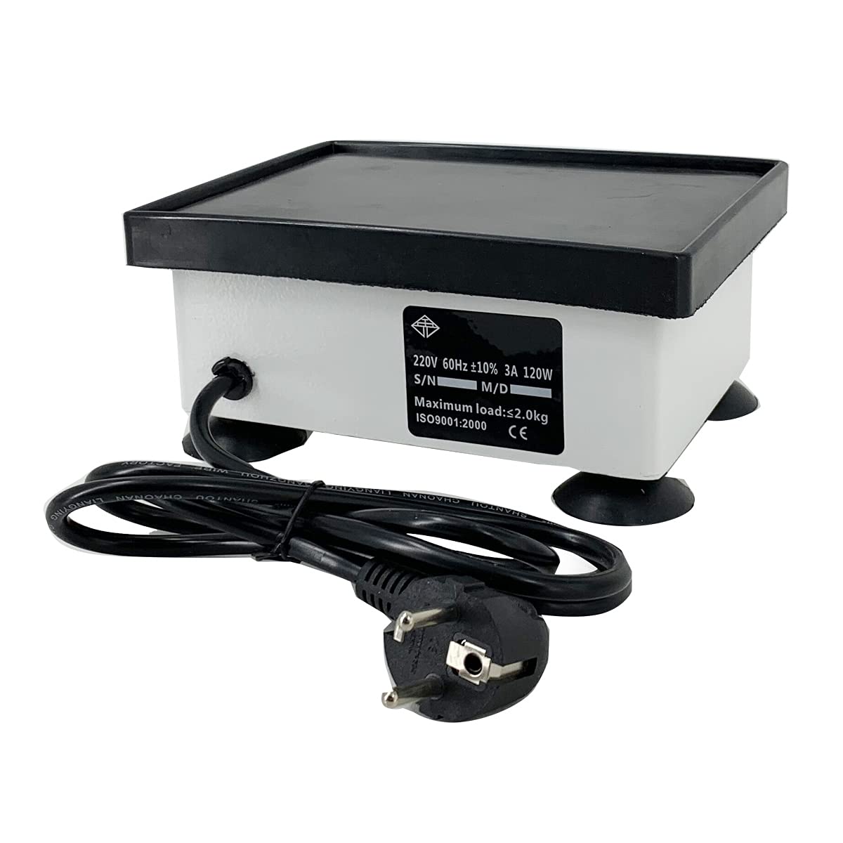 Oscillatore dentale 220 V 120 W, Oscillatore a denti quadrati Attrezzature da laboratorio dentale Oscillatore a gesso quadrato Oscillatore con spazzolino da denti Tecnologia dentale