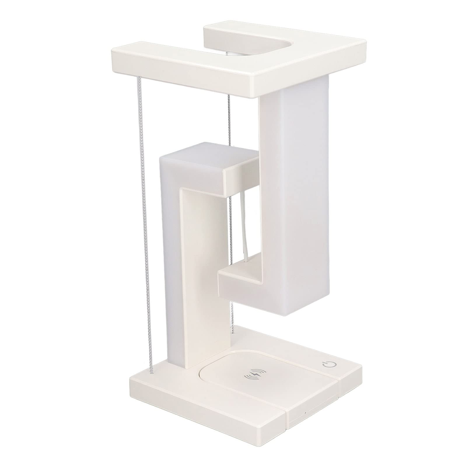 Lampada a Levitazione Magnetica Galleggiante Moderna - Luce Notturna a LED Con Caricatore Senza Fili del Telefono - 3 Illuminazioni Regolabili da Tavolo