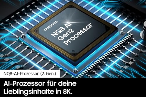 Samsung Neo QLED 8K QN800D Fernseher 85 Zoll, Neo Quantum HDR 8K+, Neural Quantum AI Gen2 Prozessor, AI Upscaling, Smart TV, KI TV, GQ85QN800DTXZG, Deutsches Modell Samsung Neo QLED 8K QN800D Fernseher 85 Zoll, Neo Quantum HDR 8K+, Neural Quantum AI Gen2 Prozessor, AI Upscaling, Smart TV, KI TV, GQ85QN800DTXZG, Deutsches Modell