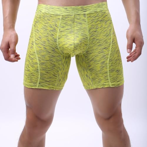 Thatrich Long Boxer Briefs for Men Camo Athletic Underwear Stretch Athletic Shorts Baggy Comfy Daily Boxers Lightweight Wear3