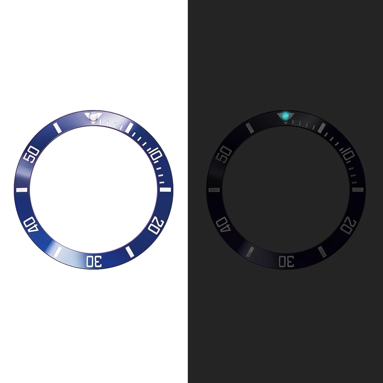 Amazon.co.jp: HiCycle2 セラミックベゼルインサート 交換用 41mm