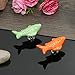ESreake 10Pcs Fish Shape Ceramic Kids Drawer Knobs, Cute Cartoon Animal Cabinet Knobs with 3 Kinds Screws, Candy Color Baby Boys Girls Knobs Handles Pulls for Drawer Dresser Bookcase (10, Fish-Green)