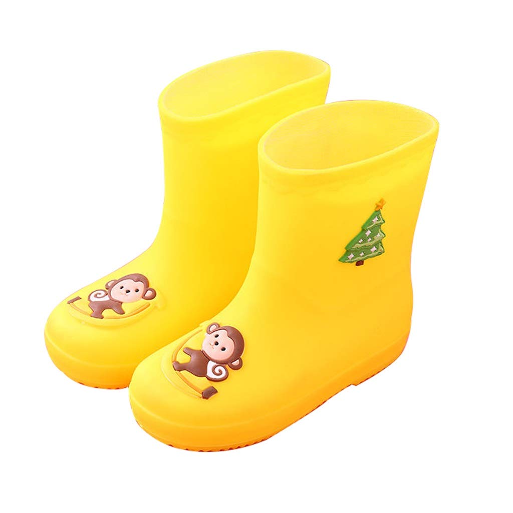 Cartoon Pattern Rain Boots Non-slip Waterproof Boots Boys And Girls Toddler Rain Boots Cute Baby