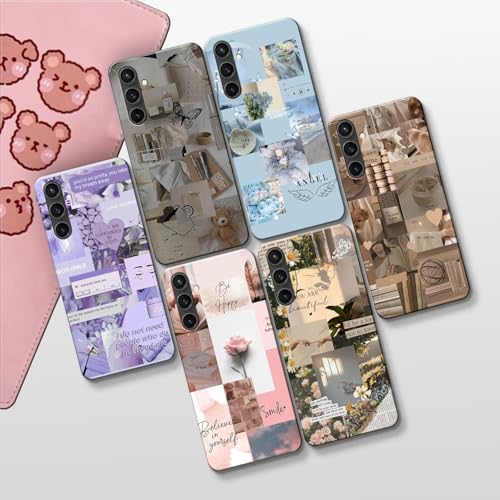 Image of COLORflow Back Cover Compatible with Samsung Galaxy S23 FE 5G | Aesthetic Color Customized Back Cover Compatible with Samsung Galaxy S23 FE 5G