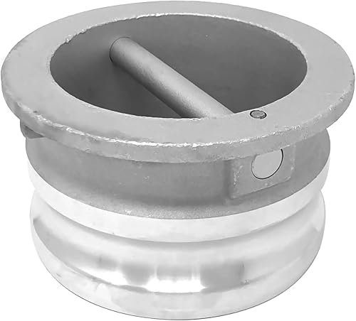 Miniatura 37 de Gloxco Montaje de leva y ranura, aluminio, tipo DP, 2" macho Camlock Dust Plug (CAM-20-DP-AL)