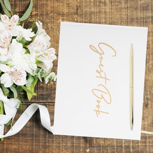 Libro de firmas para bodas cuaderno de papel recuerdos ocasiones 7