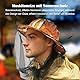 Imkerhut,Mückenschutz Kleidung,Moskitonetz Kopf,Head Net Face Mesh Head Cover,Mosquito Kopf-Kescher Gesichts (4)