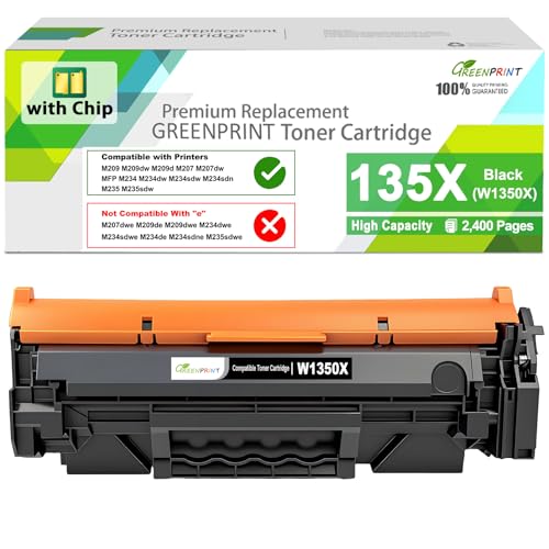 Toner Compatibile 135X W1350X Alta Capienza Per Stampanti M209 M234 M235 | NON Per Modelli Con Suffisso E