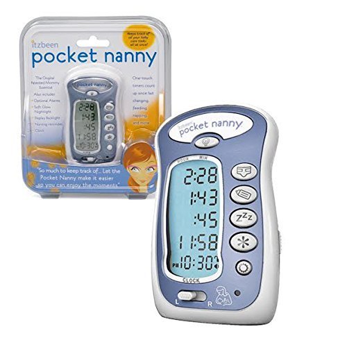 Image of Itzbeen Pocket Nanny - Baby Care Timer (Round The Clock Baby Tracker) - Blue