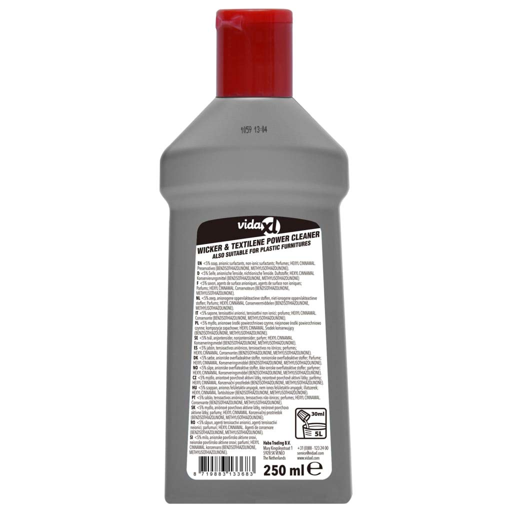 Limpiador de Muebles de jardín de ratán y textilene 250 ml
