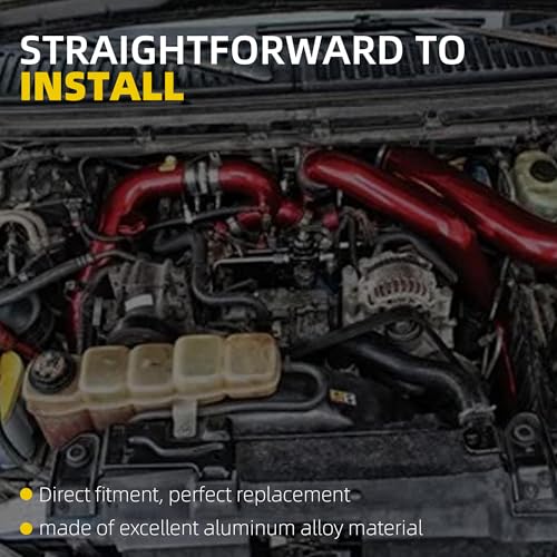 Image of Dasbecan Oiled Cold Air Intake 7.3 Diesel Kit Air Intake Pipe With Oiled Filter Replacement Compatible with1999.5-2003 Ford F-250 /F-350 / F-450 Super Duty 7.3L V8 Powerstroke Diese Engine