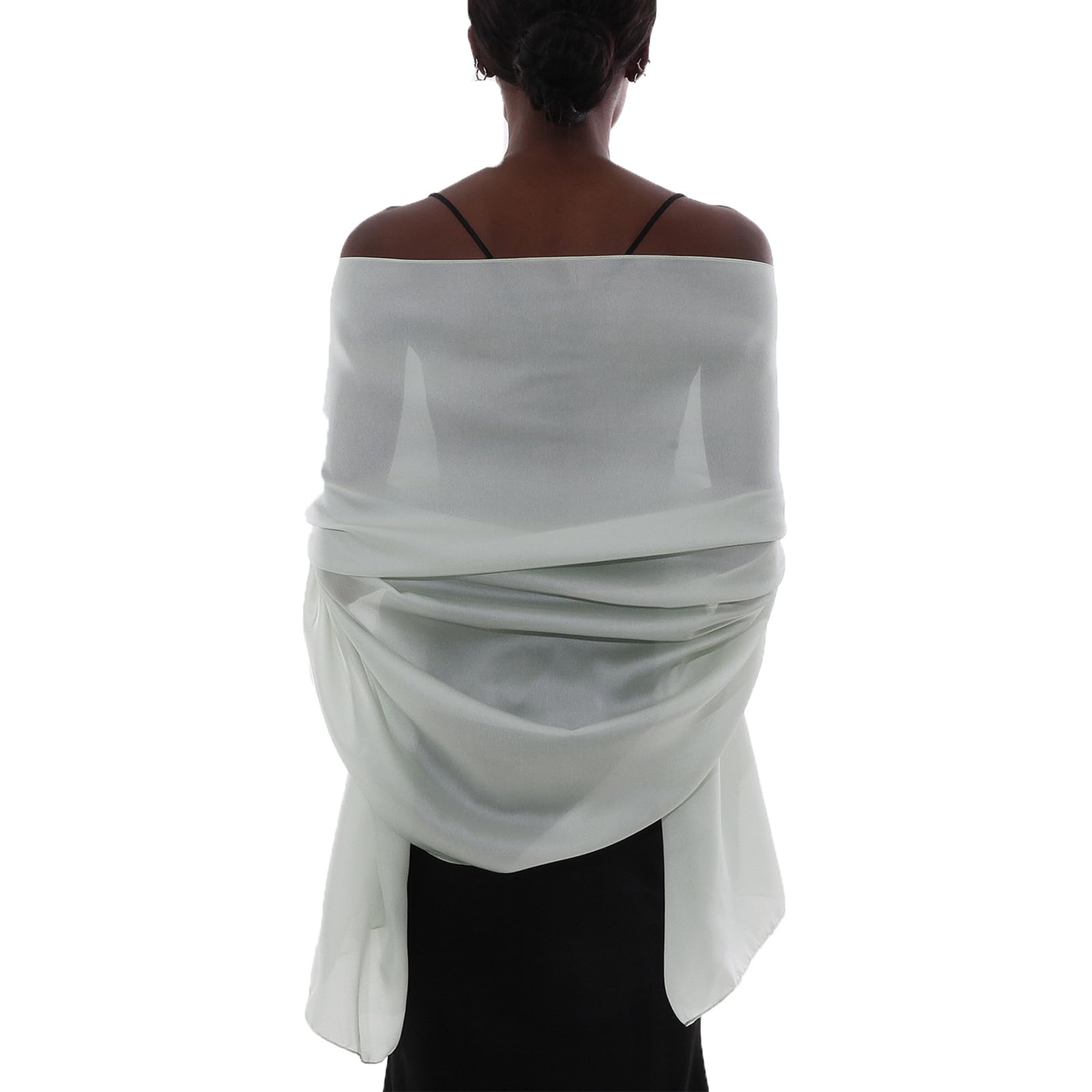 Sciarpa Donna Leggera Scialle Sciarpe Elegante Cerimonia Foulard Pashmina Scilla Stole Primavera Estate
