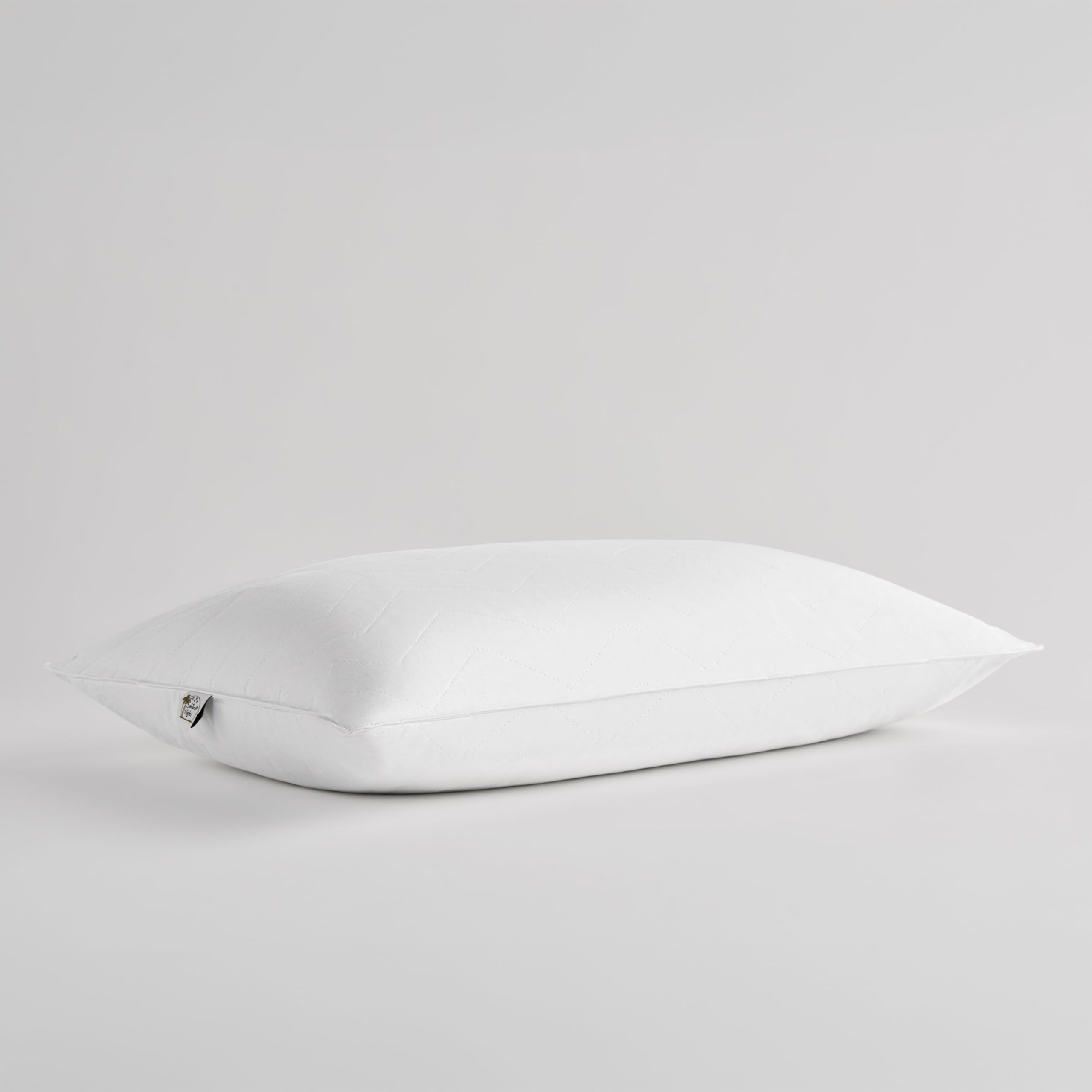 Sobel Westex Sahara Nights | Stomach & Back Sleeper Pillow for Adults | 233TC, 100% Cotton Case, Gel Fiber Fill | Soft, Machine Washable Hotel Quality Pillow for Sleeping (Standard Medium)