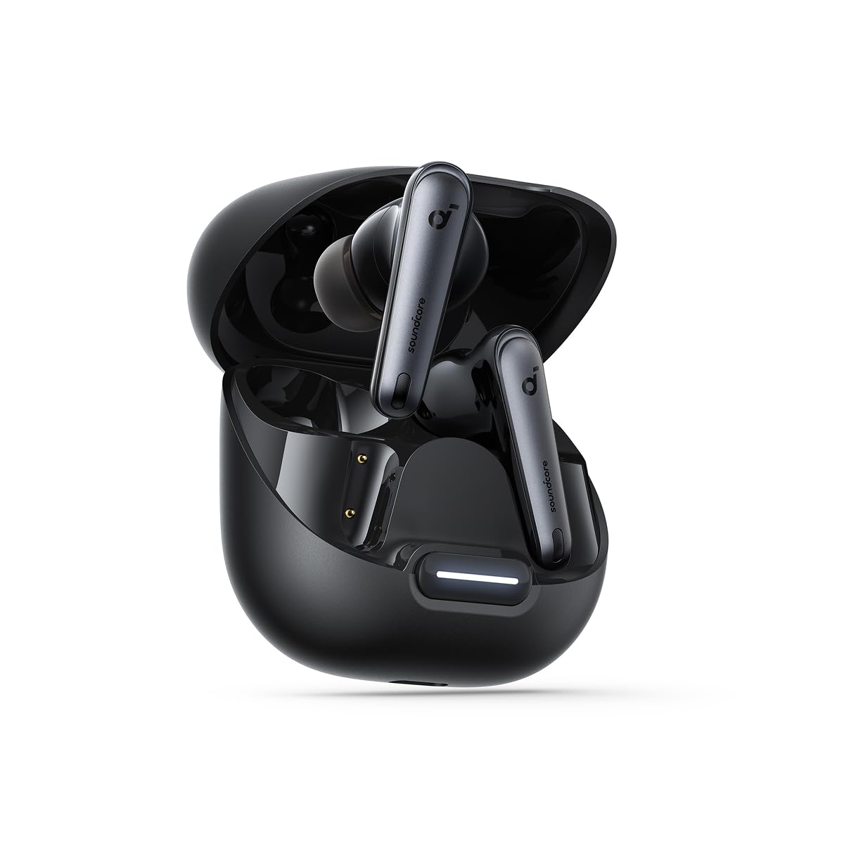 Soundcore by Anker Liberty 4 NC Ecouteurs Bluetooth sans Fil, Bluetooth 5.3, Reducteur de Bruit Adaptative aux Oreilles et à l'environnement, Hi-Res, 50H de Lecture Noir