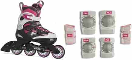 FILA スケーティングキット　ローラーブレード22.5〜25.5㎝美品 FILA☆フィラ☆インラインスケート☆ローラーブレード☆22.5