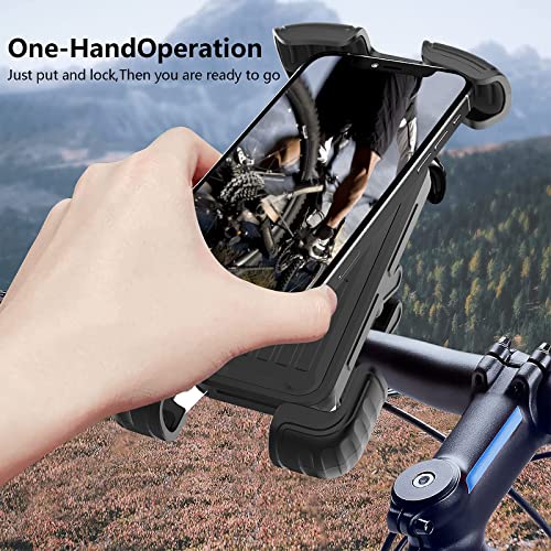 Bike Phone Holder Mount, [Super Stable Metal] Motorcycle