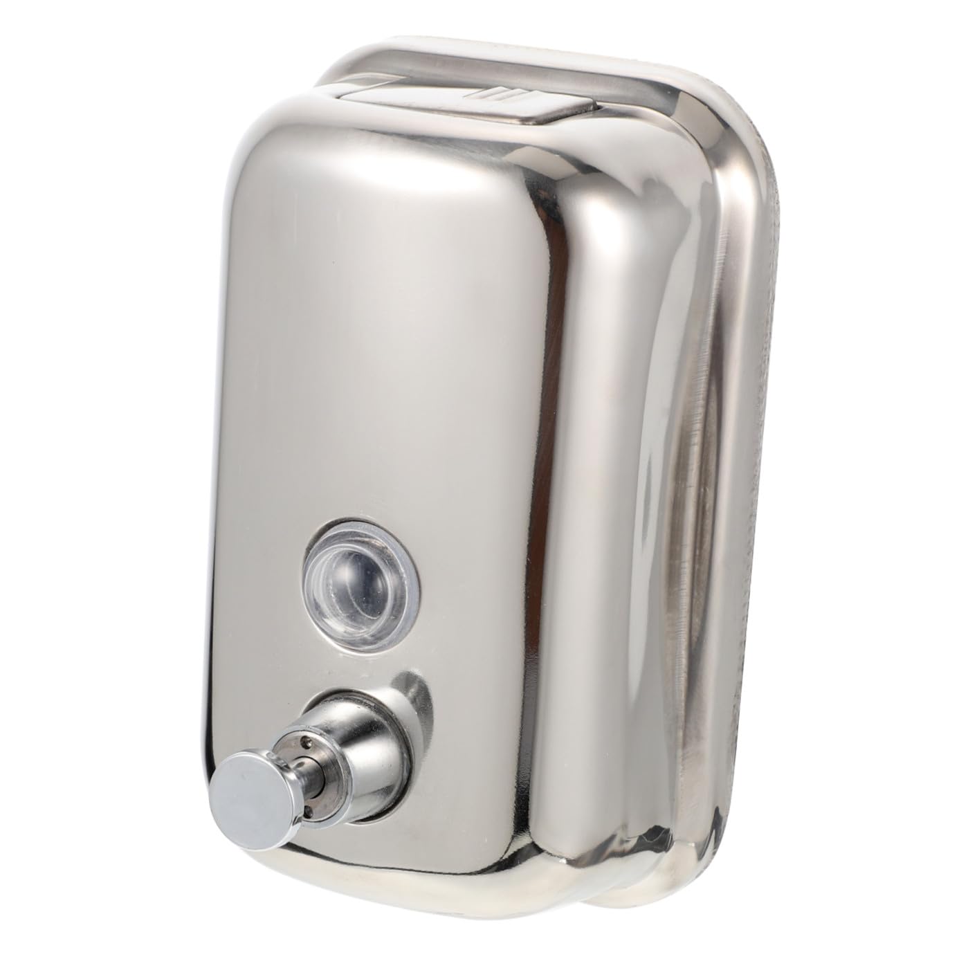 Distributeur de savon manuel anti-gouttes Mikikit en inox durable de 500ml