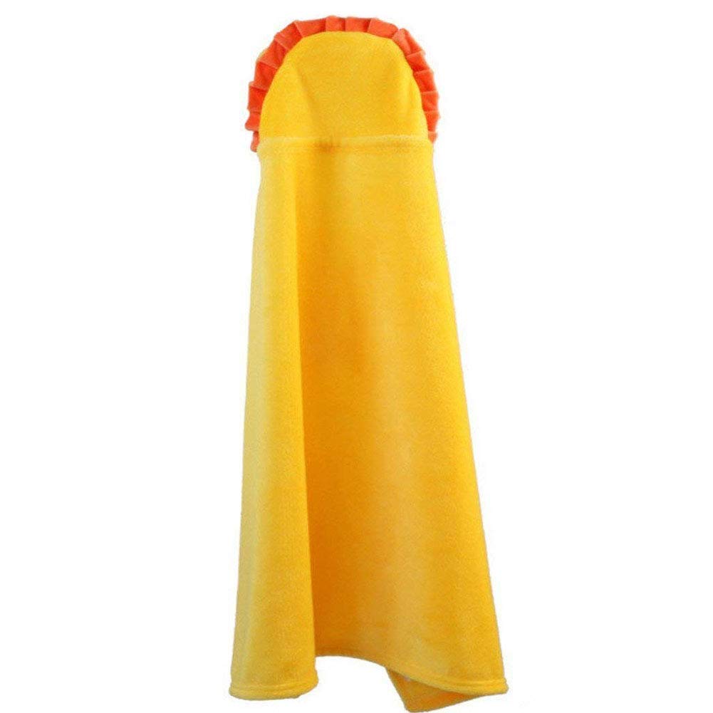 Asciugamano con Cappuccio per Bambini Coperta con Cappuccio in Pile Corallo Swaddle Wrap Animale in Stile per Bambino Piccolo
