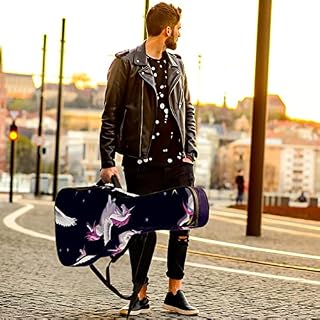 Housse pour guitare acoustique avec couronne de mandala dorée de 1 cm d’épaisseur – Housse de transport étanche pour… - Les Beatles, Paul McCartney, John Lennon, RIngo Starr, George Harrison Housse pour guitare acoustique avec couronne de mandala dorée de 1 cm d'épaisseur - Housse de transport étanche pour… – Image 6