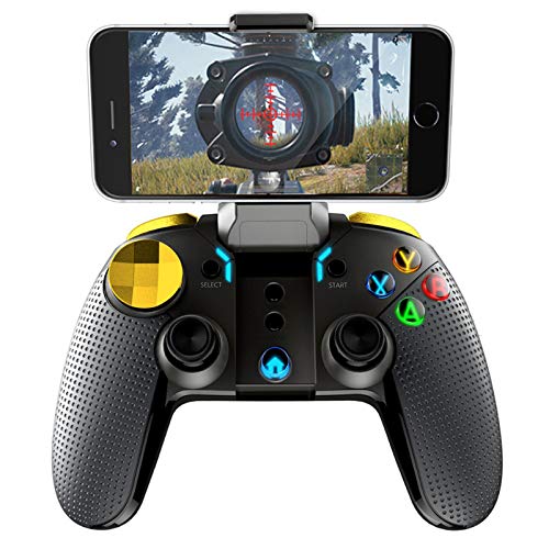 PG-9118 Mobile Game Controller,Wireless BT 4.0 Gamepad Joystick Game Controller Compatible for PUBG iOS Smartphone Android Mobile Phone PC Android TV Box