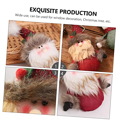 GALPADA 3 Pçs Boneca De Pano De Saco De Natal Brinquedo Lenhoso Americana Decoração Eua Decorações D