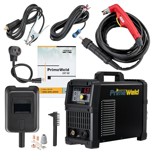 PRIMEWELD CUT60 60Amp Non-Touch Pilot Arc PT60 Torch Plasma Cutter 110V/220V Dual Voltage 3 Year Warranty