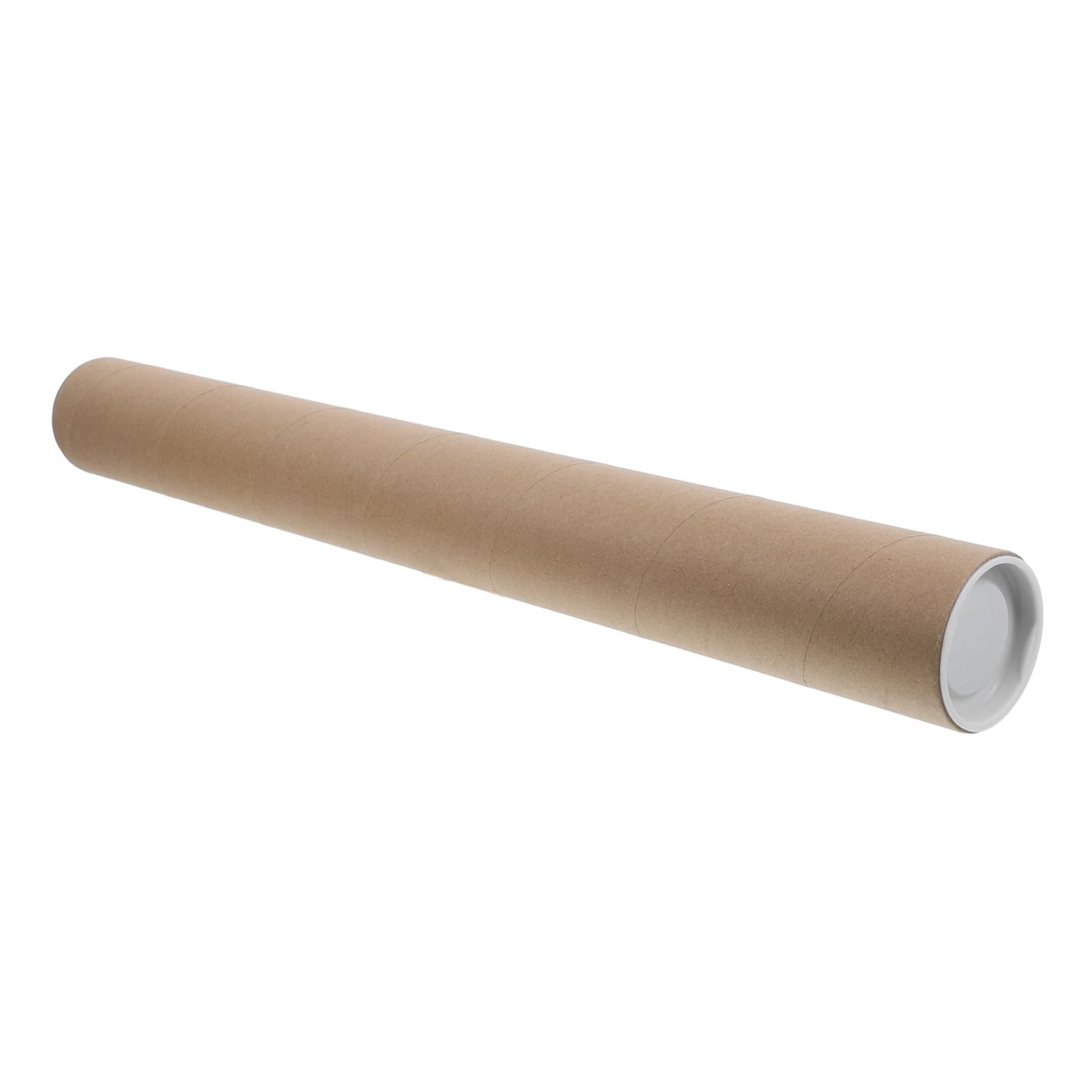 OFFSCH High-strength Kraft Paper Tube Round Mailing Tube for Posters Maps Documents Cap