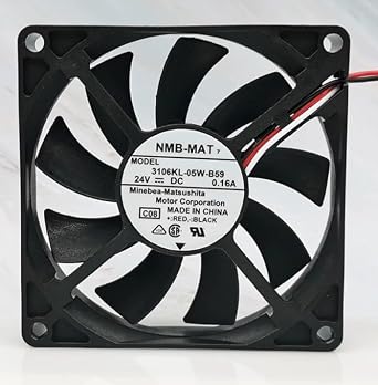 for 3106KL-05W-B59 DC24V 0.16A 8CM 3-Wire Cooling Fan