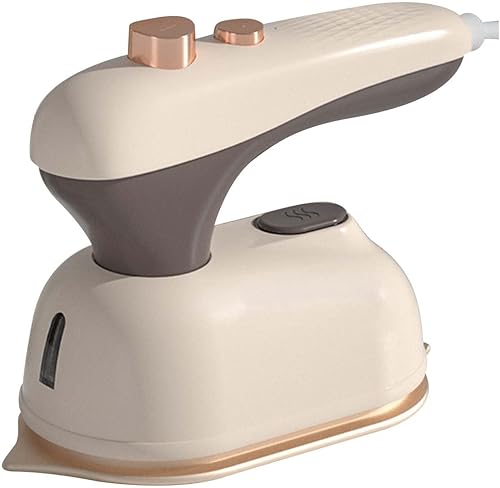 Vaporizador de ropa de mano de hierro pequeño para ropa, plancha portátil con doble pulverizador, mini máquina de planchar para ropa, vaporizador de