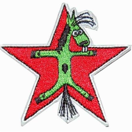 Wizo – Fert im Stern Bügel-Aufnäher, gestickt Wizo – Fert im Stern Bügel-Aufnäher, gestickt