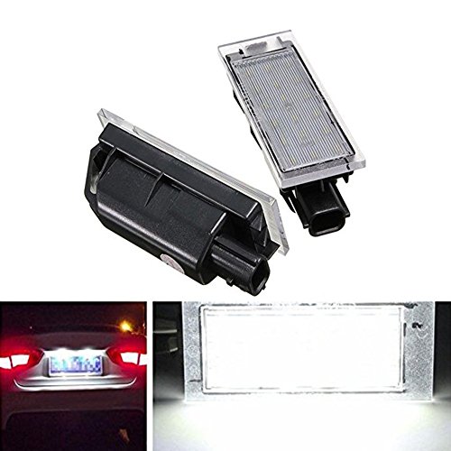 KATUR LED 12V LED Numéro Plaque d'immatriculation Lumière pour R enault T Wingo Clio Megane Lagane Car Styling 150
