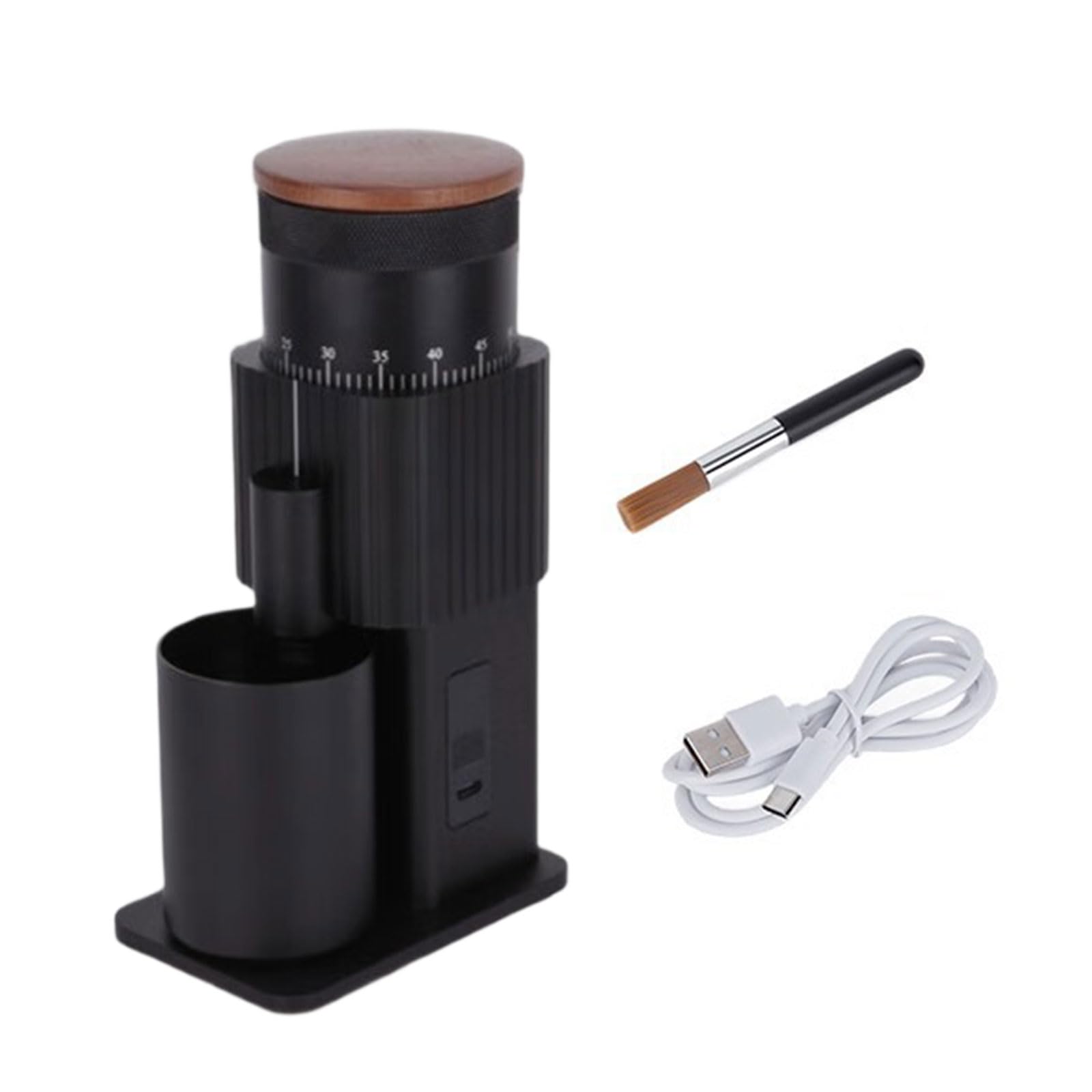 Moulin à café électrique moka compact et silencieux pour la maison