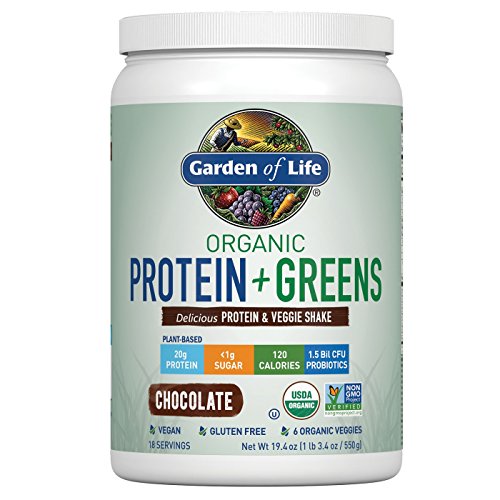 Garden of Life Organic Protein + Greens Shake Mix Chocolate 19.4oz pack of 1