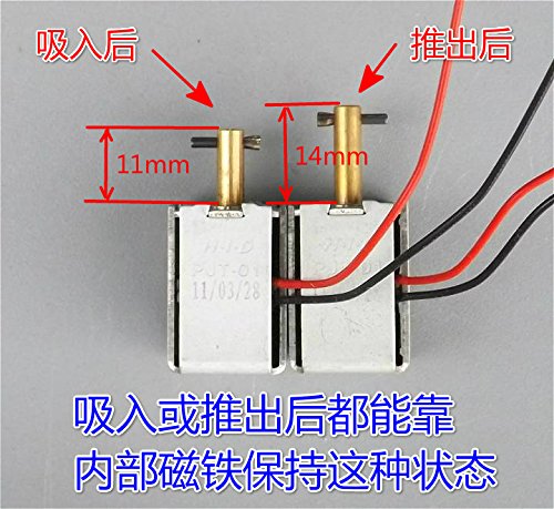 Dc6V-12V Micro Bidirectional Self Holding Electromagnet Push-Pull Electromagnet #TOP4