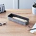 Three by Three Seattle Felt·Like·It! 10.5 x 3.5 Inch Felt Storage Bin for Office, Craft Room, Classroom, Living Room, Bedroom Storage (Charcoal)
