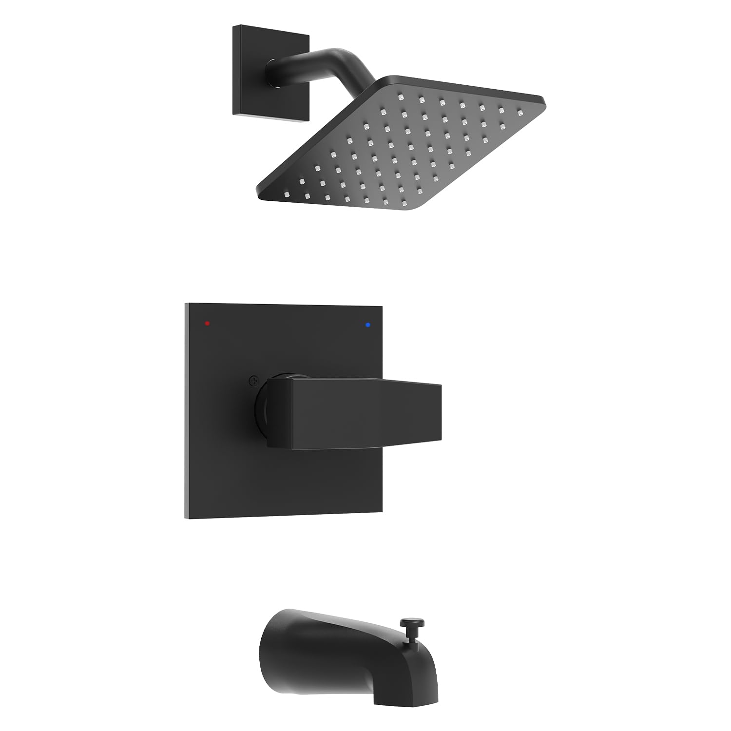 SANTONIC Replacement for Delta Shower Trim Kit 14 Series Matte Black