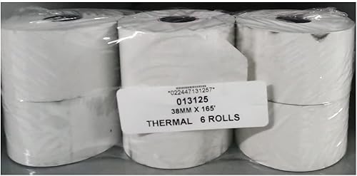 Royal Rollo de caja registradora, papel térmico, 1-12 in W x 85' L